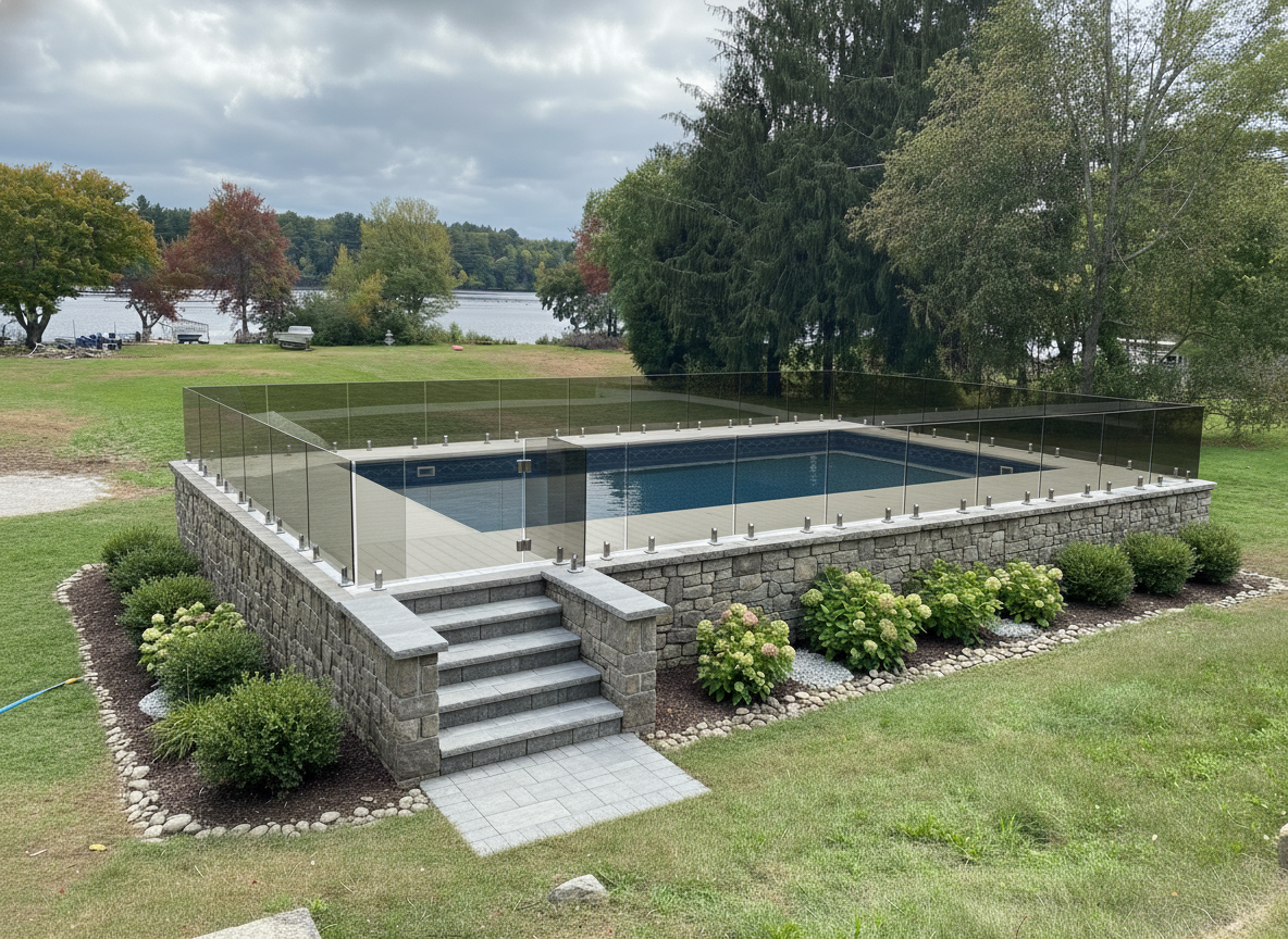 Beautifully converted swimming pool oasis by JM Marino Group